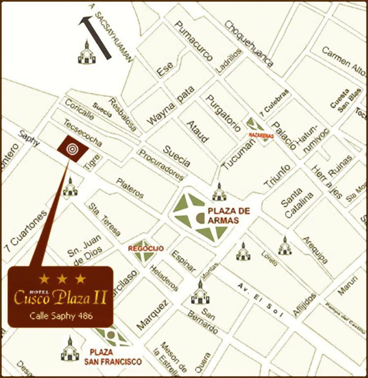 Hotel Cusco Plaza Saphi Екстер'єр фото